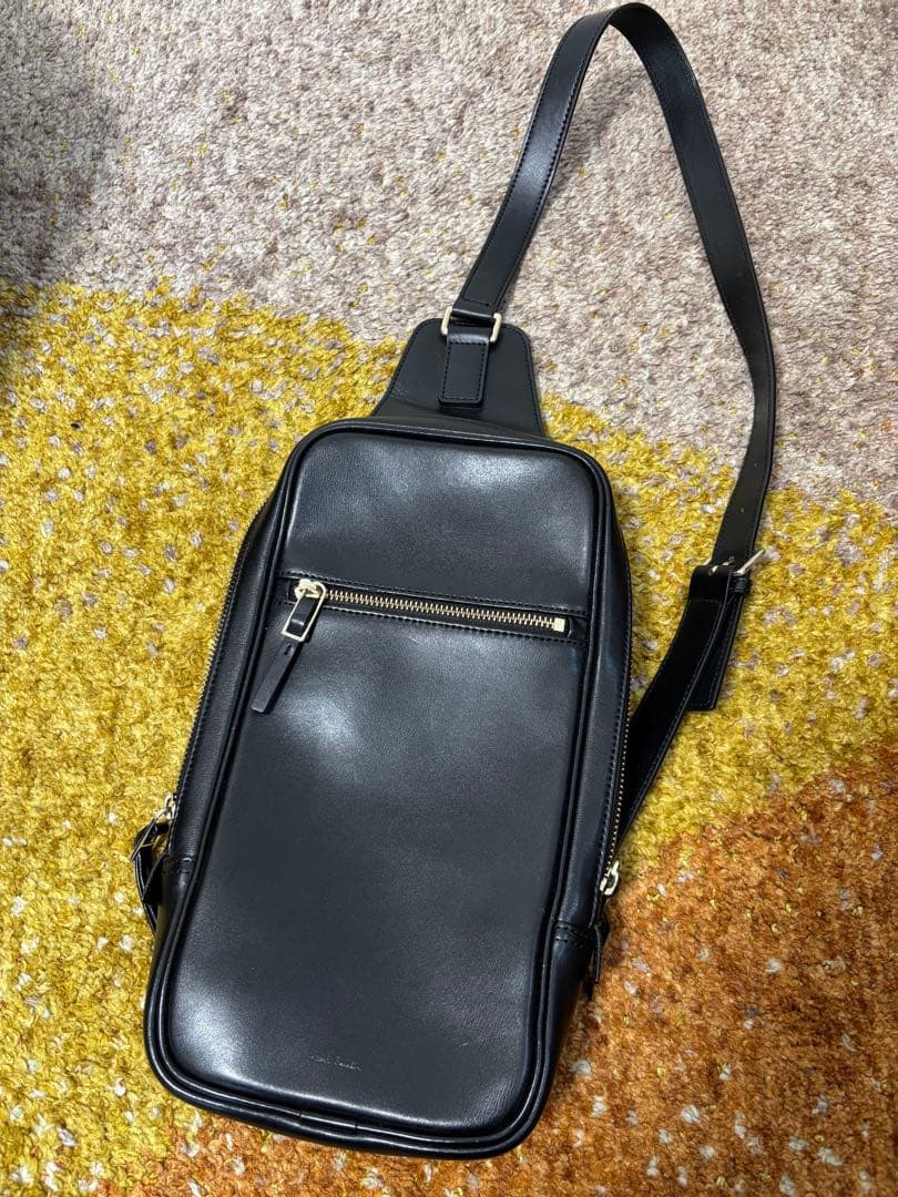 Paul Smith ポールスミス　ボディバッグ　レザー ブラック