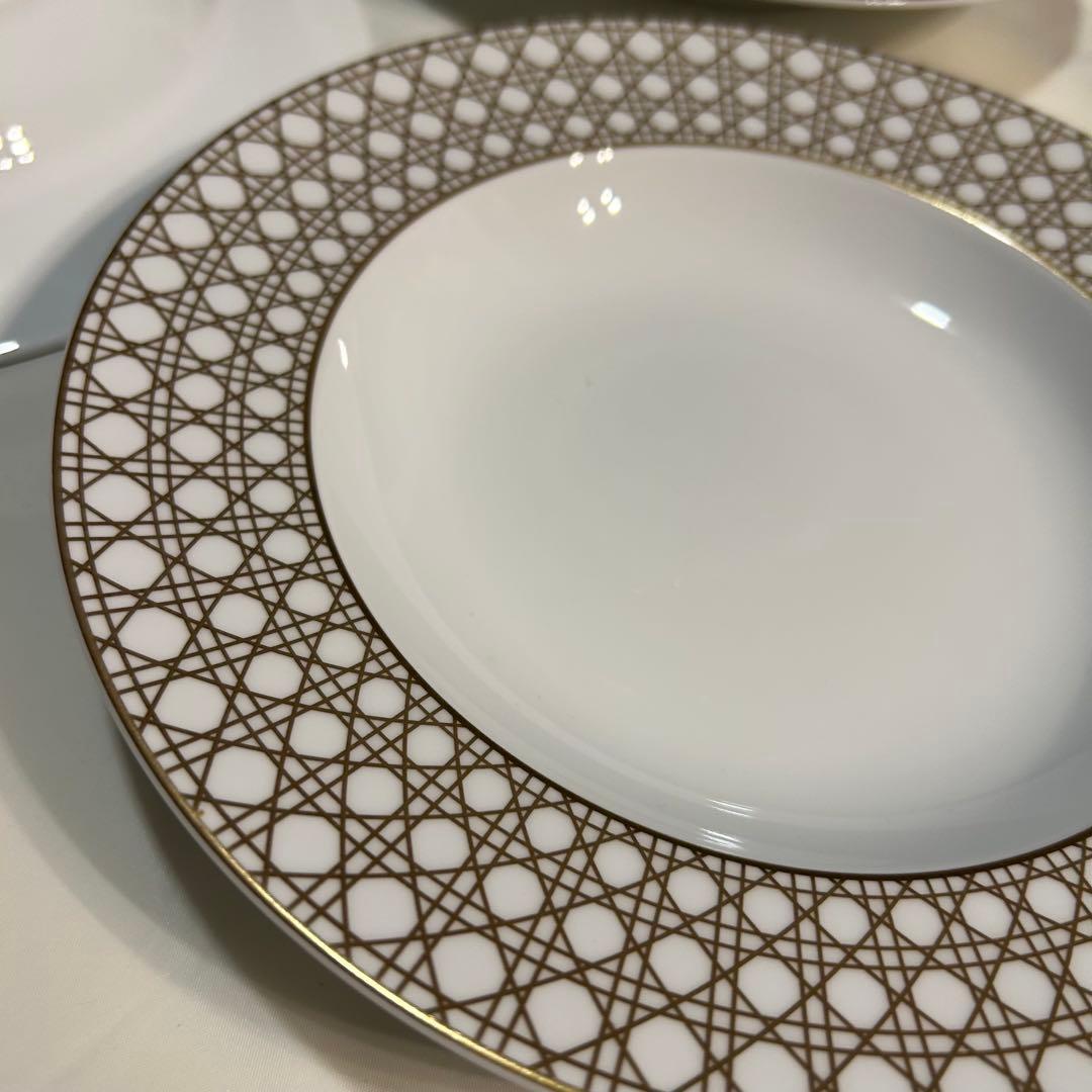 Dior カナージュモンテーニュ　スーププレート22cm 3個