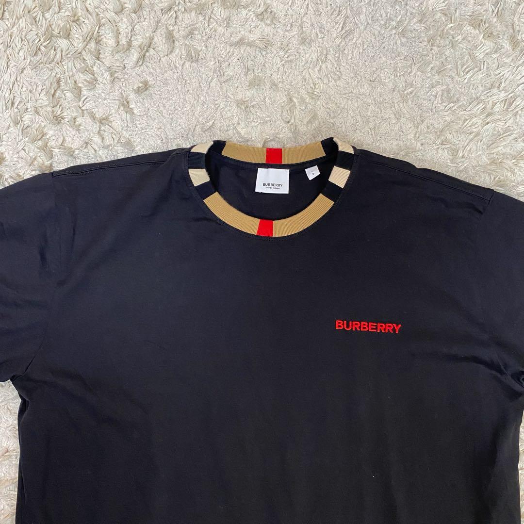 バーバリーロンドン　半袖Tシャツ　ブラック　L