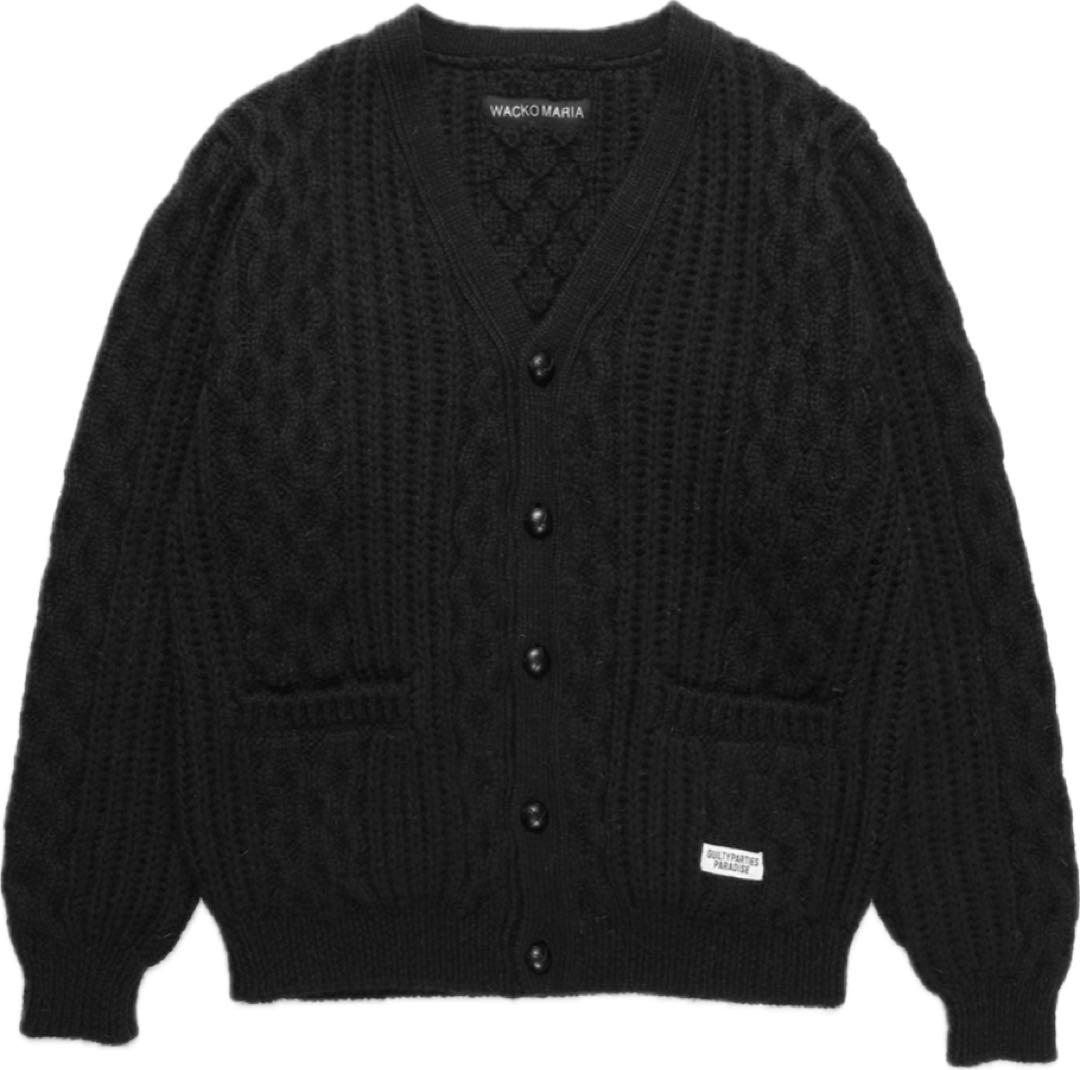 WACKO MARIA ワコマリアARAN CARDIGAN(NAVY)サイズM