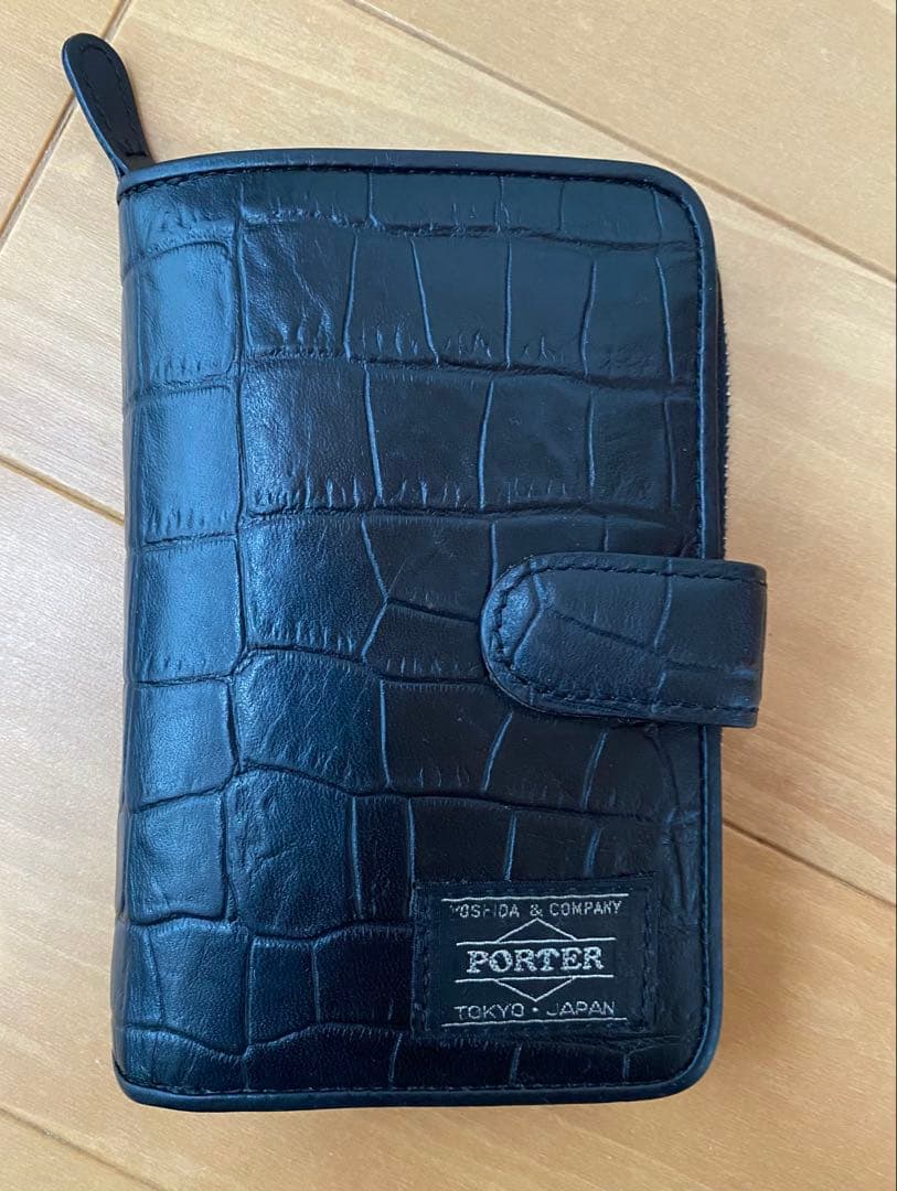 HEAD PORTER 財布 ヘッドポーター　クロコ型押し 藤原ヒロシ