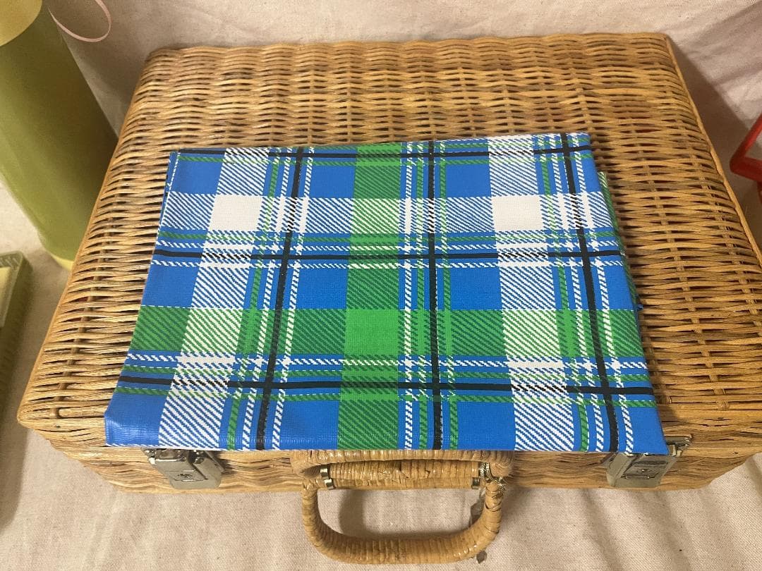 レトロ【THERMOS】 サーモス バスケットセット ピクニック