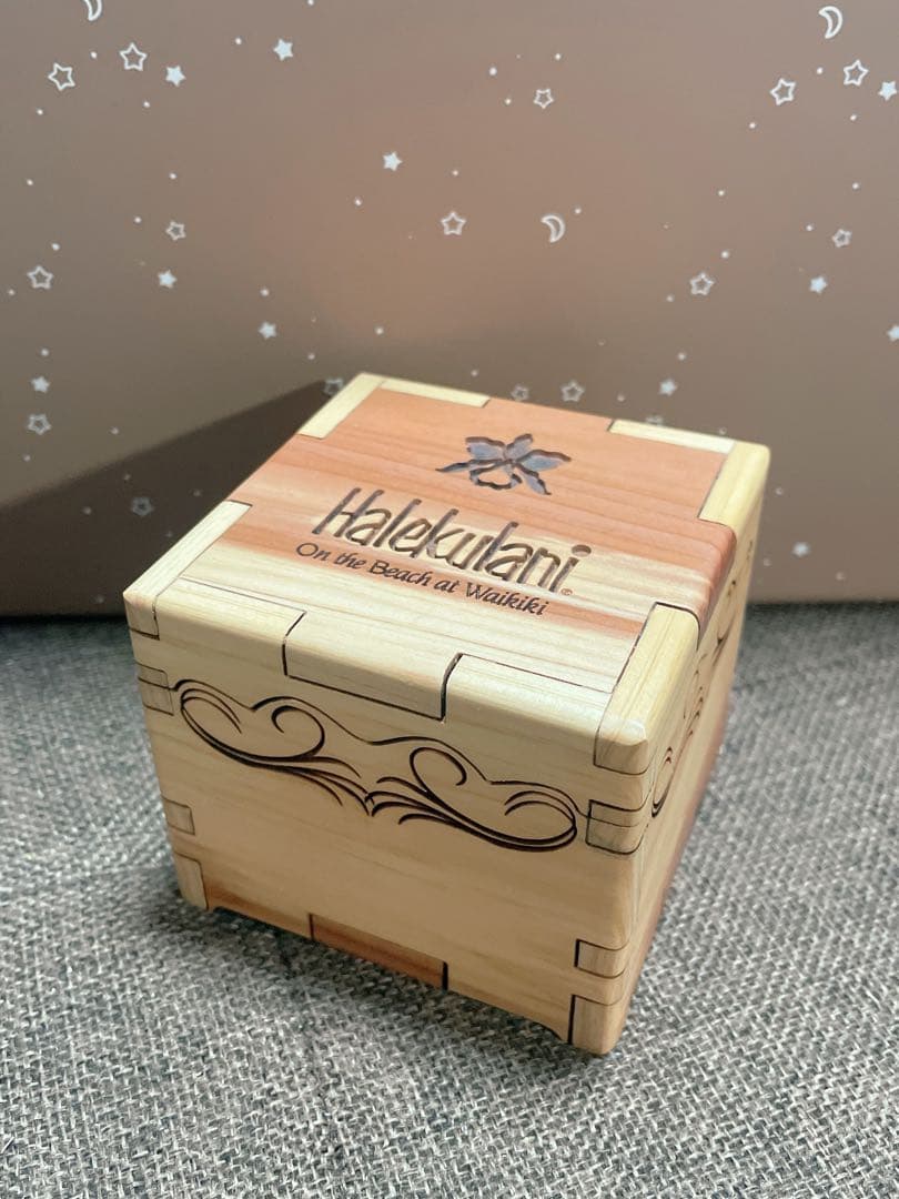 ハレクラニ halekulani 木製 小物入れ インテリア