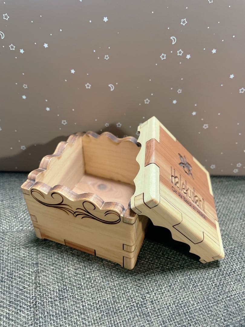 ハレクラニ halekulani 木製 小物入れ インテリア