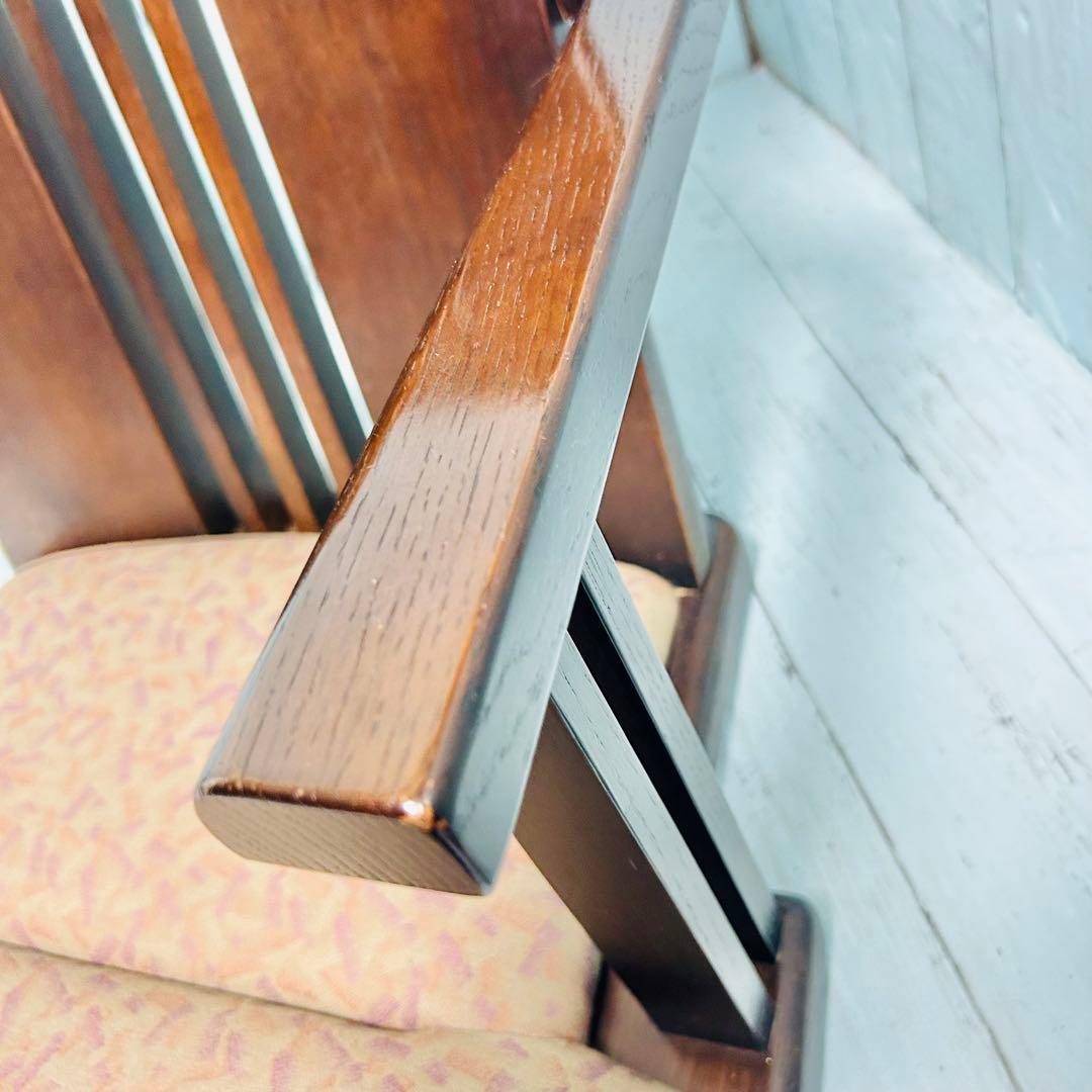 飛騨産業　キツツキマーク　座椅子　肘掛け　和モダン　昭和レトロ　旅館　和風　ヒダ