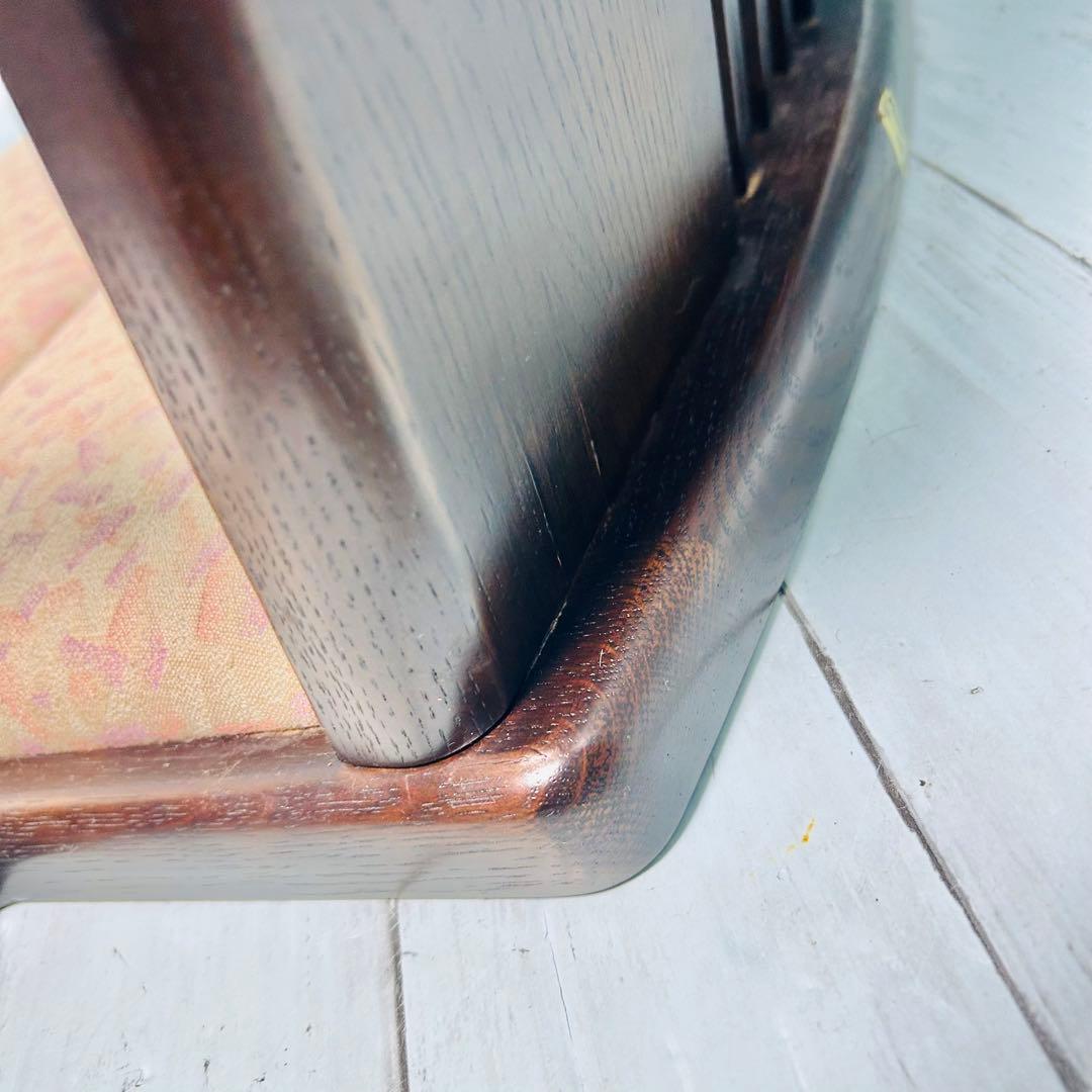 飛騨産業　キツツキマーク　座椅子　肘掛け　和モダン　昭和レトロ　旅館　和風　ヒダ