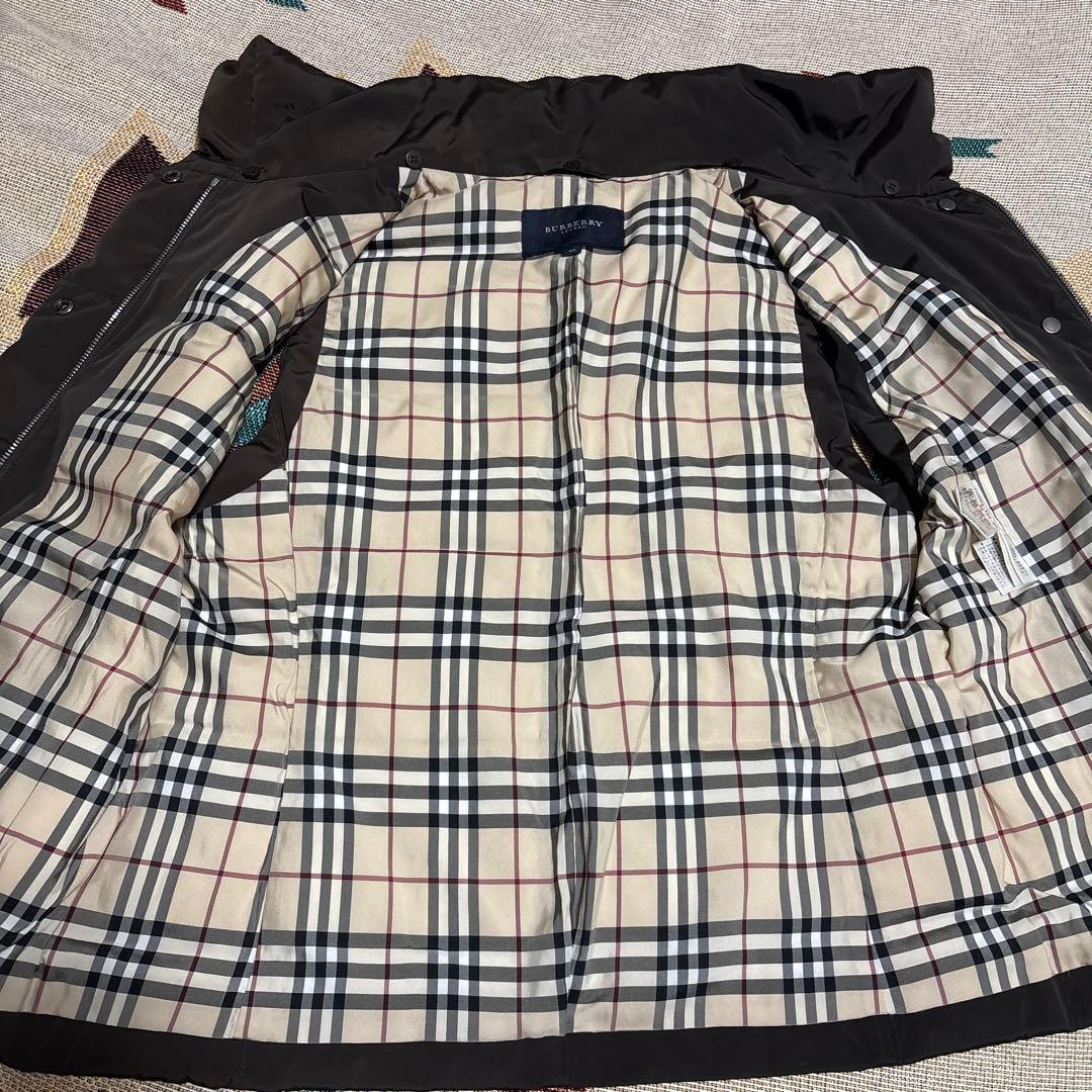 バーバリーロンドン ダウンベスト ノバチェック黒 サイズ40