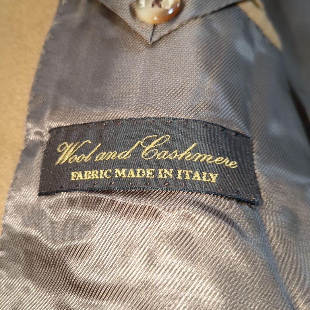 SHIPS カシミヤ チェスターコート ベージュ Lサイズ ウール