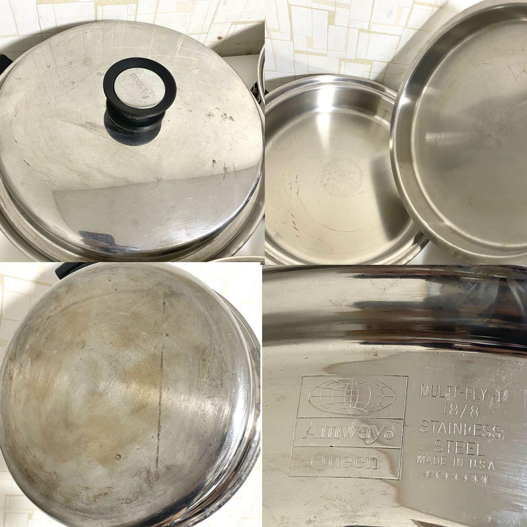 Amway アムウェイクイーン 片手鍋 フライパン 7点セット