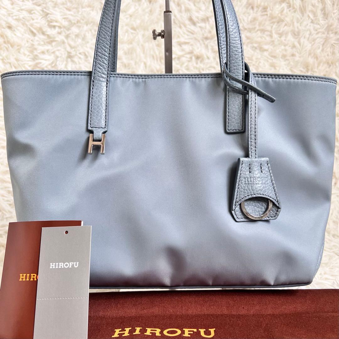 HIROFU ヒロフ 【 リベロ 】ナイロン トート バッグ M ブルー