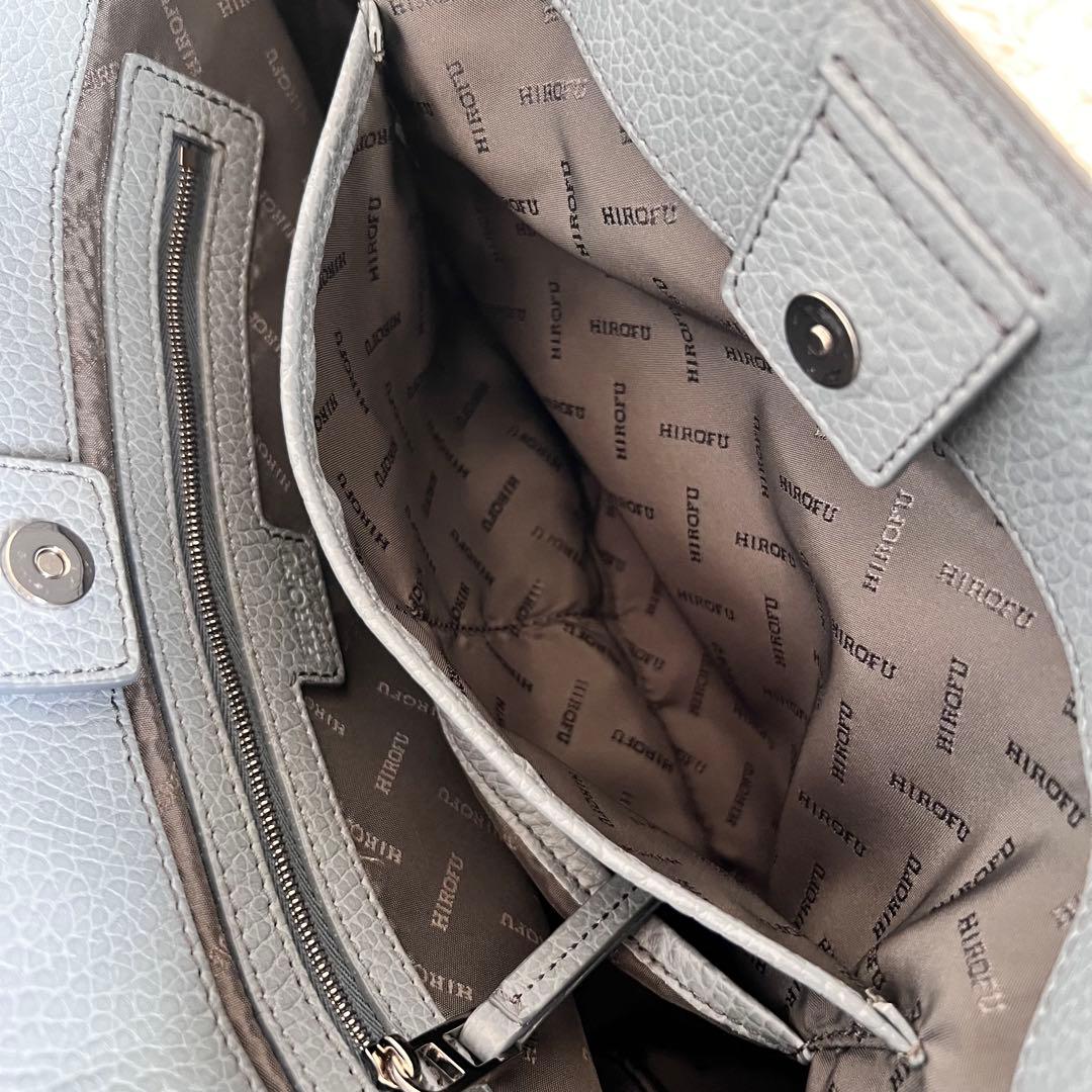 HIROFU ヒロフ 【 リベロ 】ナイロン トート バッグ M ブルー