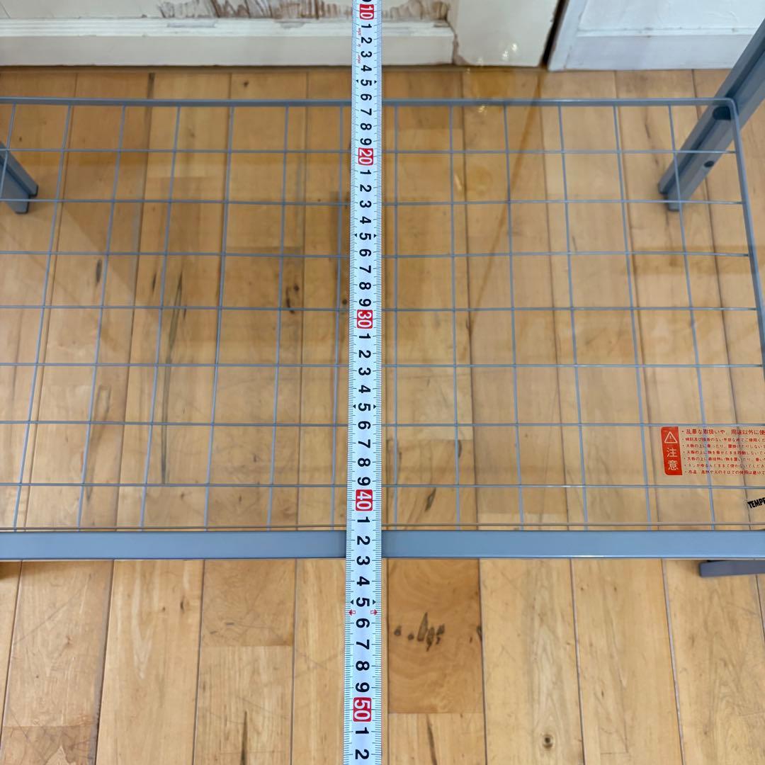 ☆新品☆レトロポップ　80‘s ガラス　センターテーブル　コーヒーテーブル