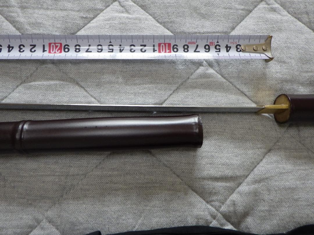 座頭市 仕込み杖 丸茶竹鞘新品未使用本商品は美術刀剣（模擬刀）です