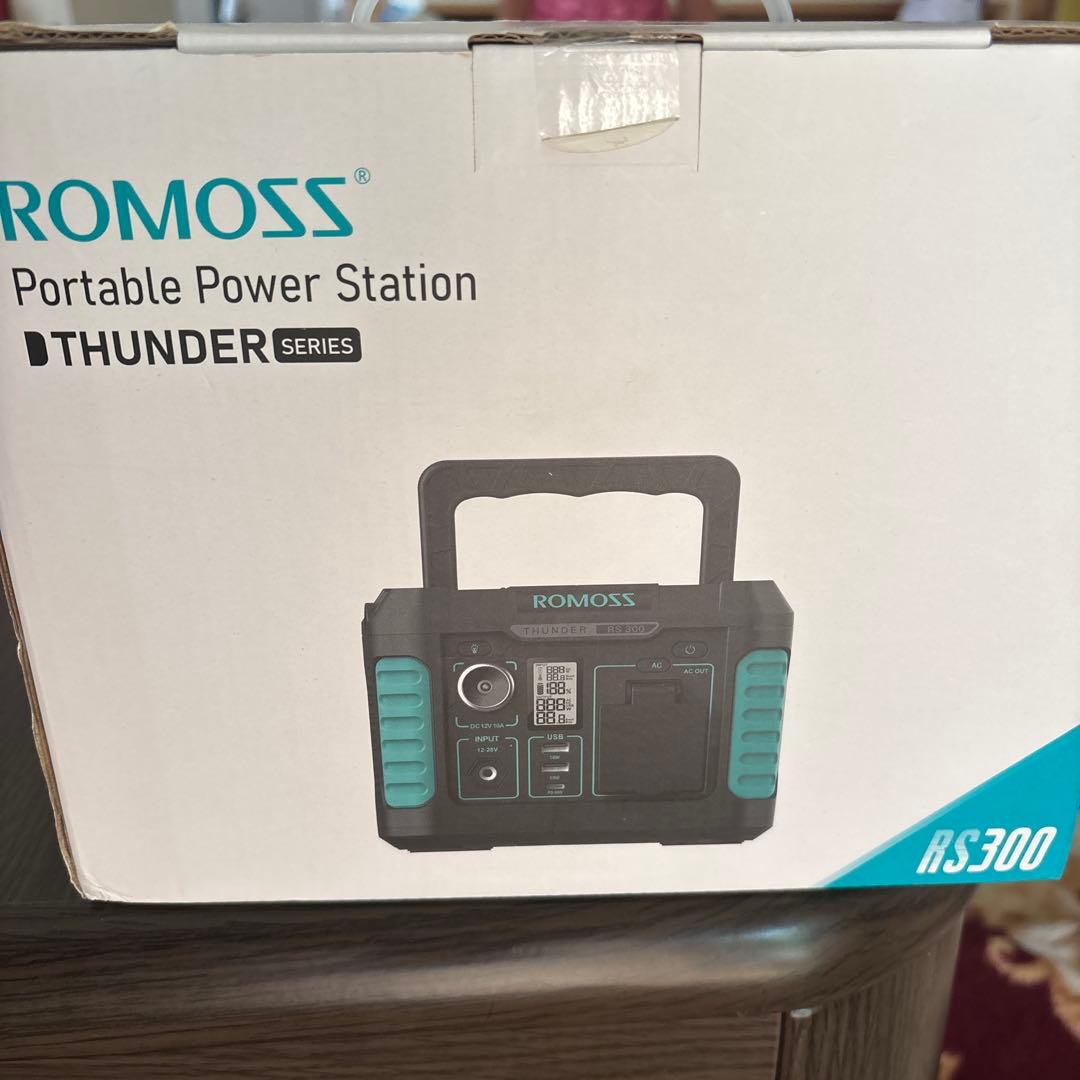 本日最終 値下げROMOSS RS300 ポータブル電源