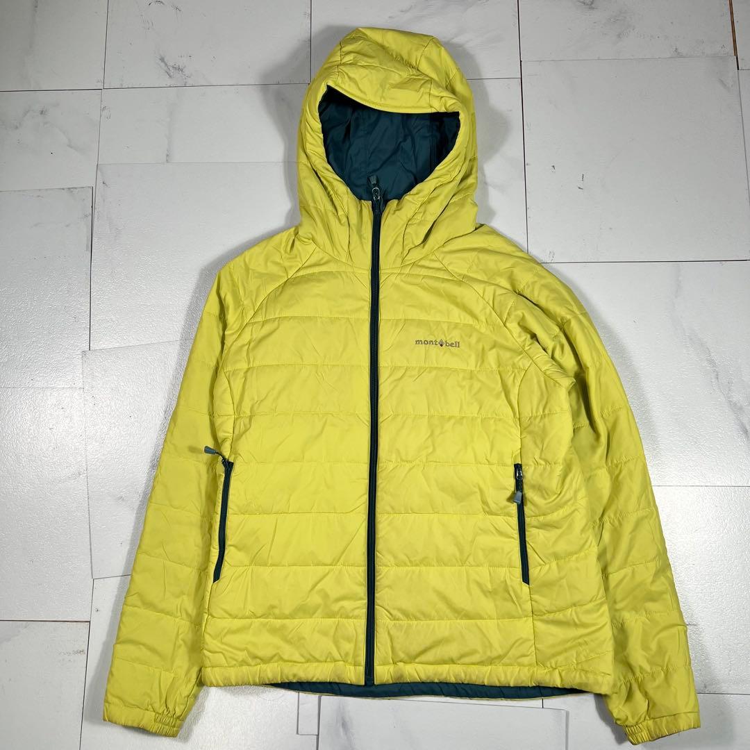 mont-bell モンベル サーマランド パーカ リバーシブル 黄青 L