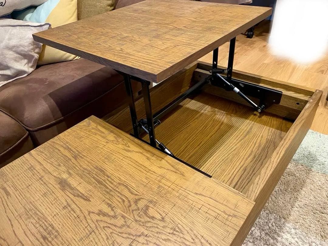 PSF LIFTING TABLE/ ローテーブル　ライトブラウン