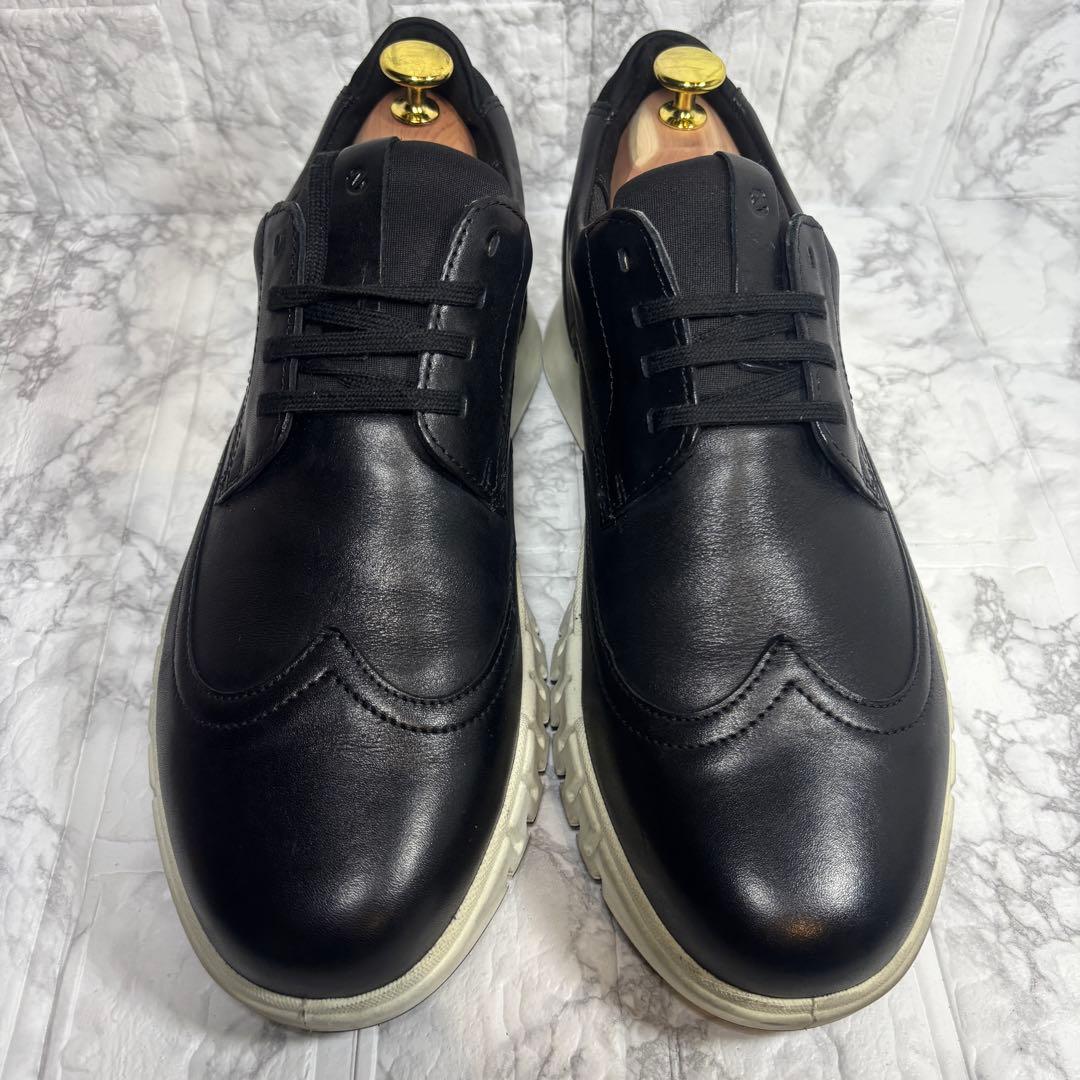 【美品】eco エコー グルーブ ハイブリッド 本革 ブラック 26㎝