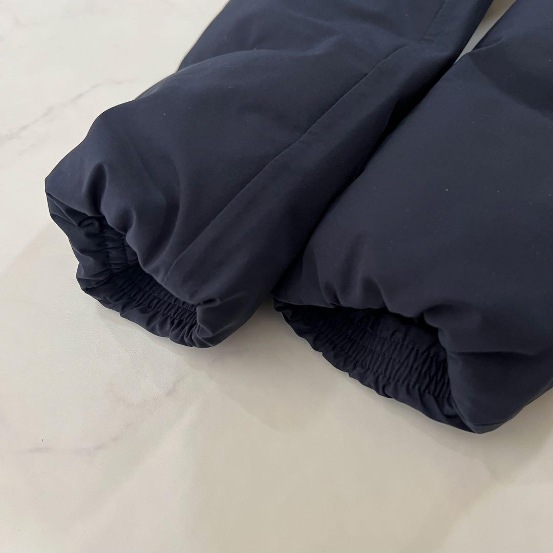 高級 デサントオルテライン 水沢ダウン ANCHORネイビー ダウンジャケット