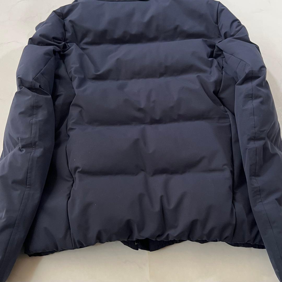 高級 デサントオルテライン 水沢ダウン ANCHORネイビー ダウンジャケット