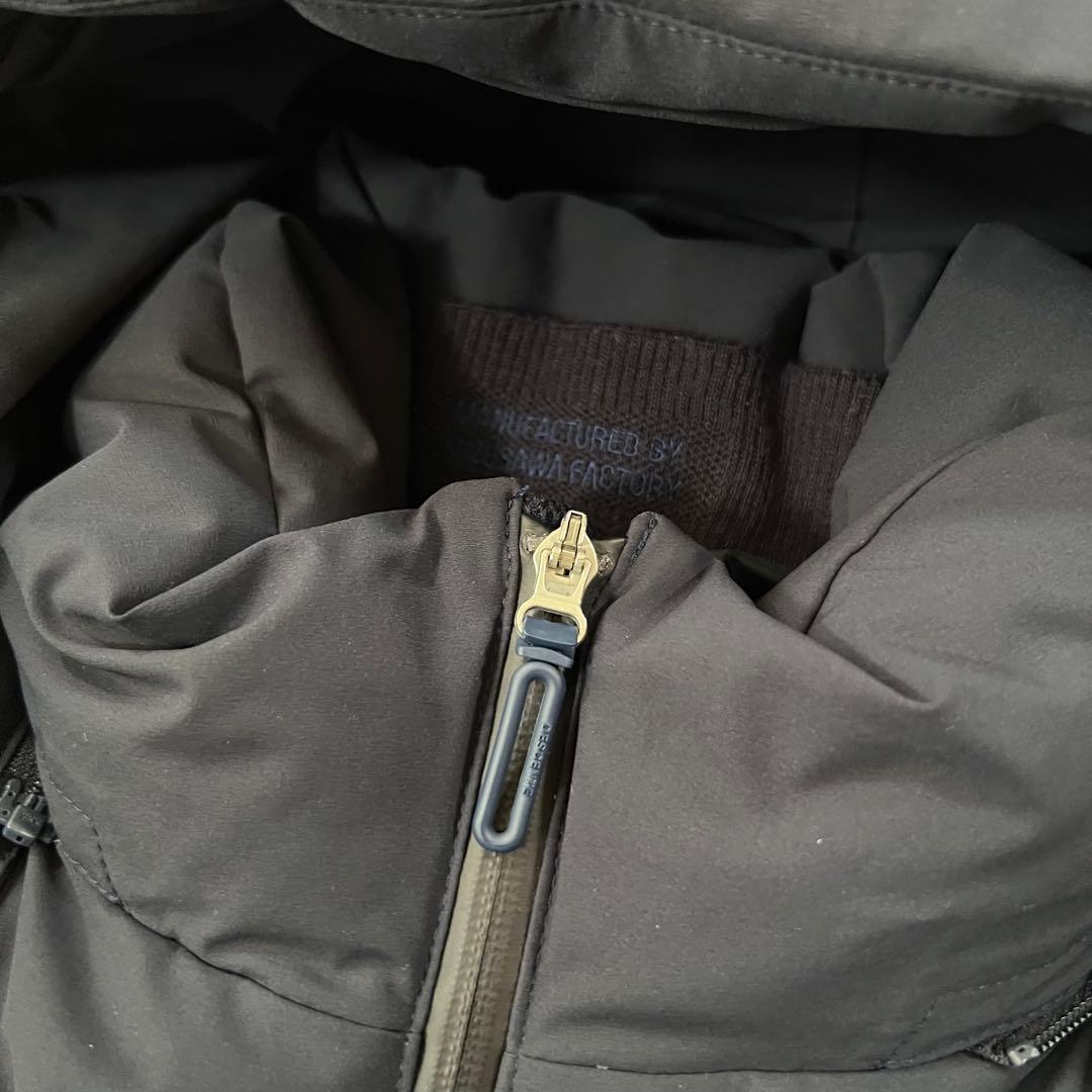 高級 デサントオルテライン 水沢ダウン ANCHORネイビー ダウンジャケット