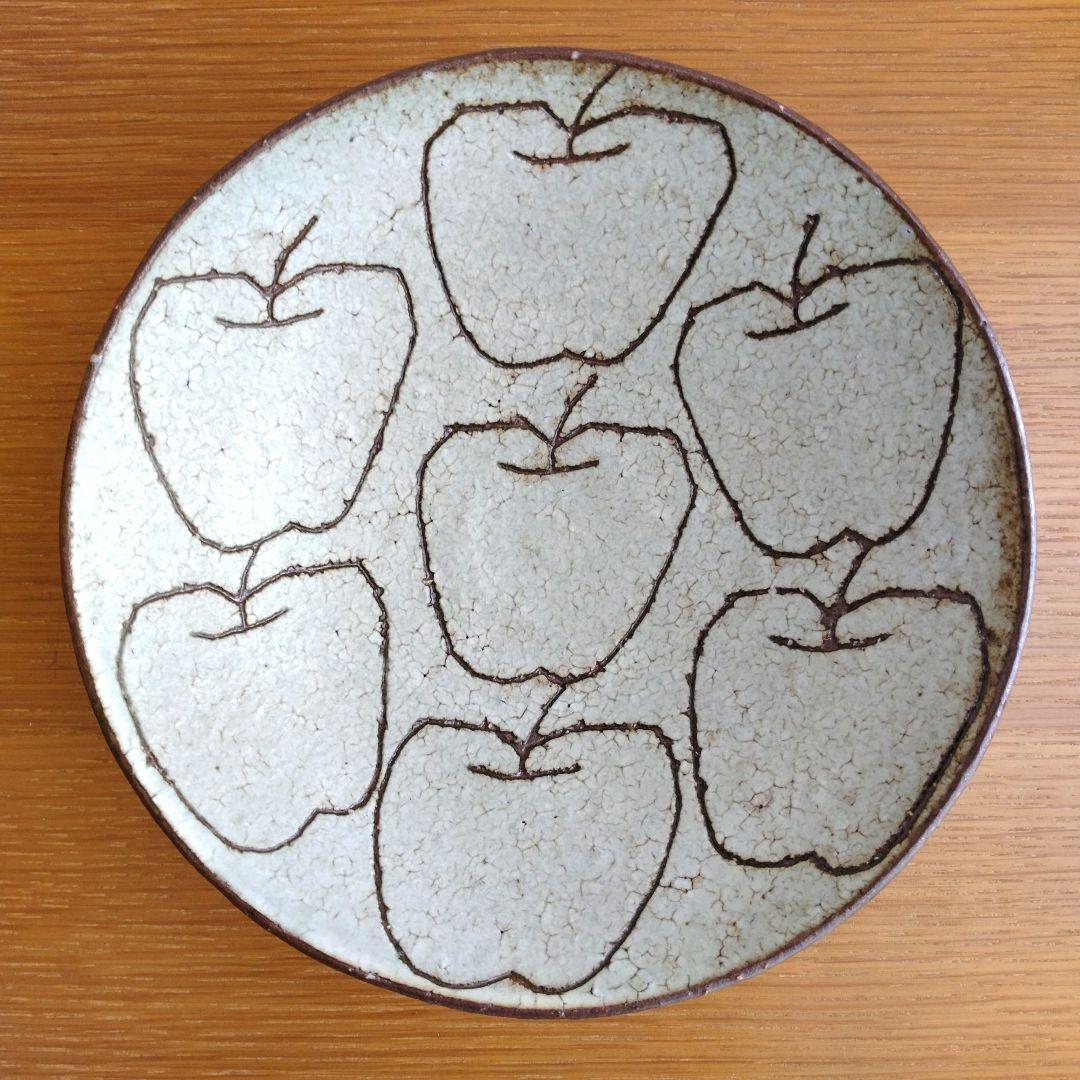 新品 未使用 楠田純子さん りんご鉢　6寸