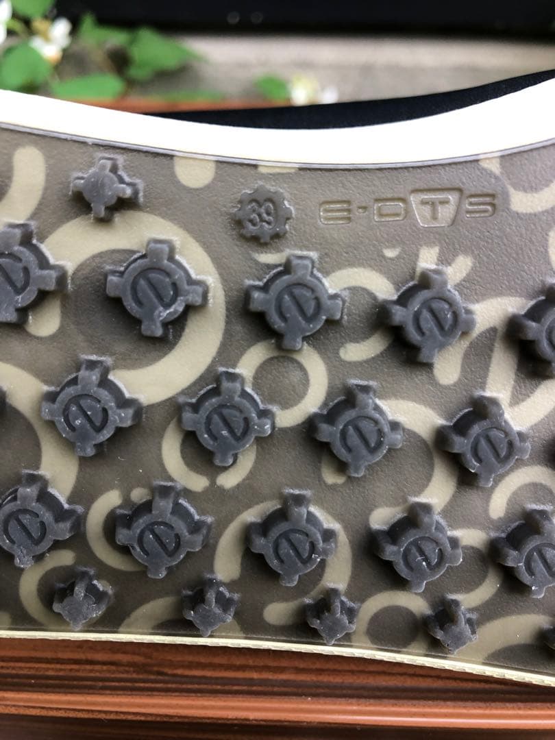 345番 超美品ecco ゴルフシューズ 黒 39 24.5cmスパイクレス