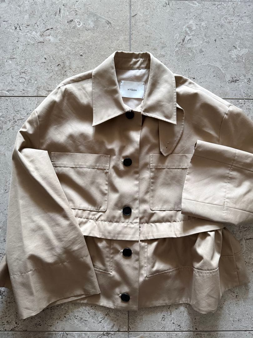 HYEON へヨン　トレンチ　2way trench coat