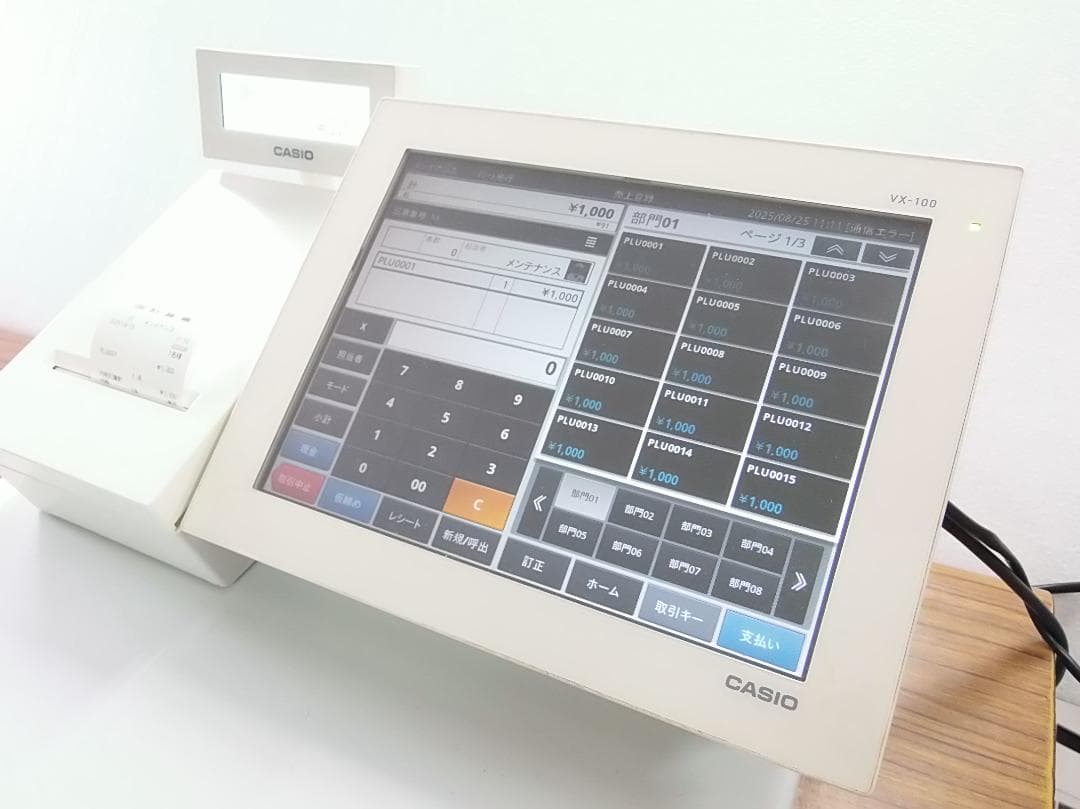 設定無料 カシオ Android VX-100KZ レジスター 250825