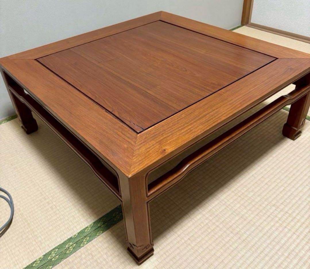 ヴィンテージ レトロ アンティーク 無垢材 テーブル 座卓 センターテーブル 木