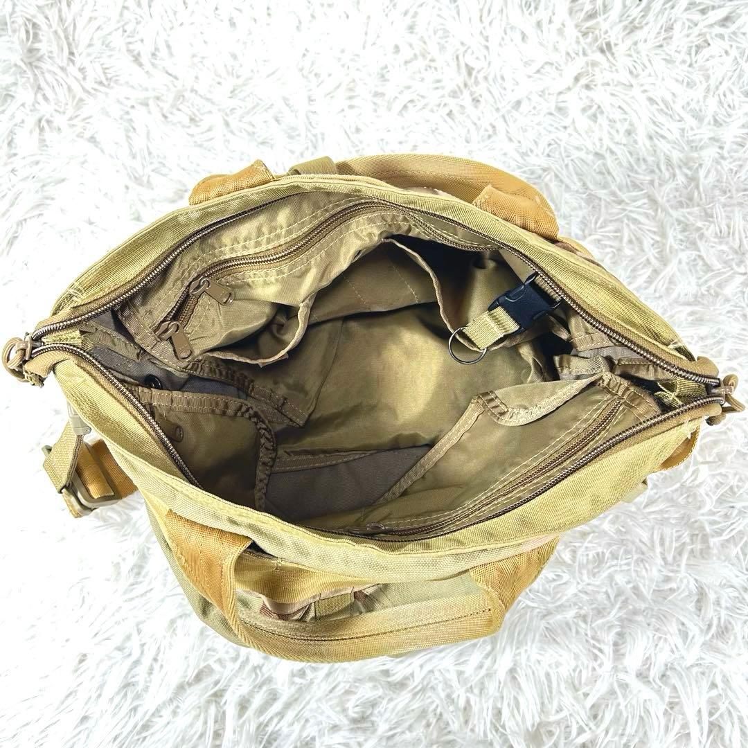 別注✨ブリーフィング×アローズ 2way ヘルメットバッグ デザートカモ USA