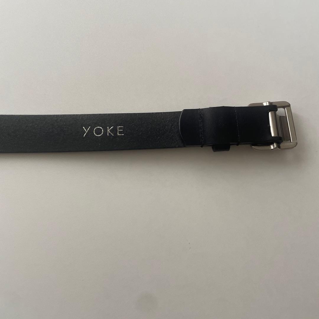YOKE（ヨーク）Narrow Leather Belt