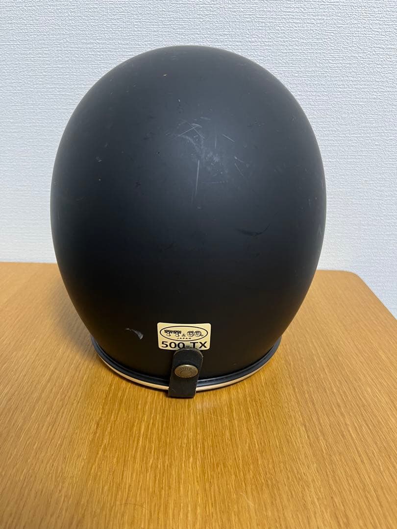 TT&CO 500-TX ジェットヘルメット マットブラック