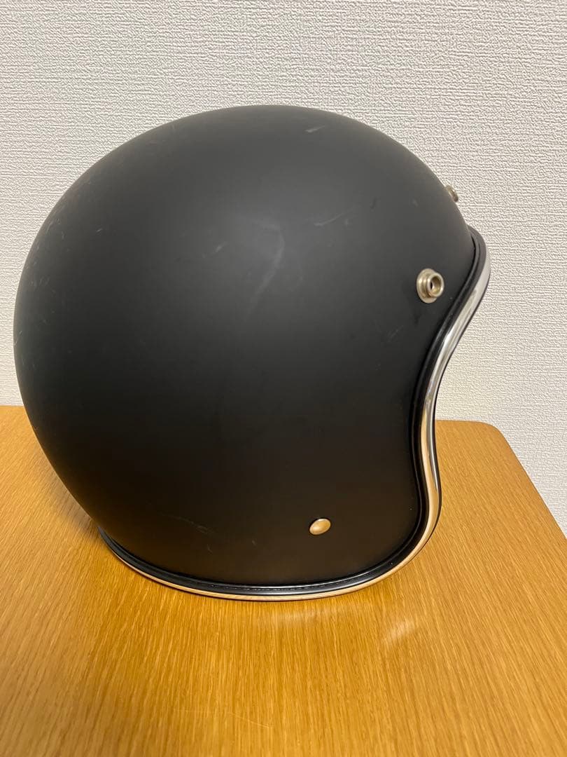 TT&CO 500-TX ジェットヘルメット マットブラック