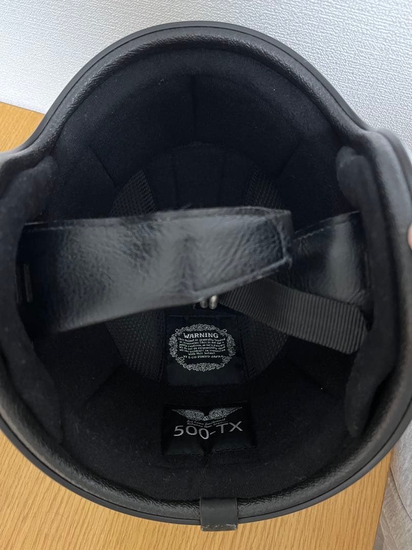 TT&CO 500-TX ジェットヘルメット マットブラック