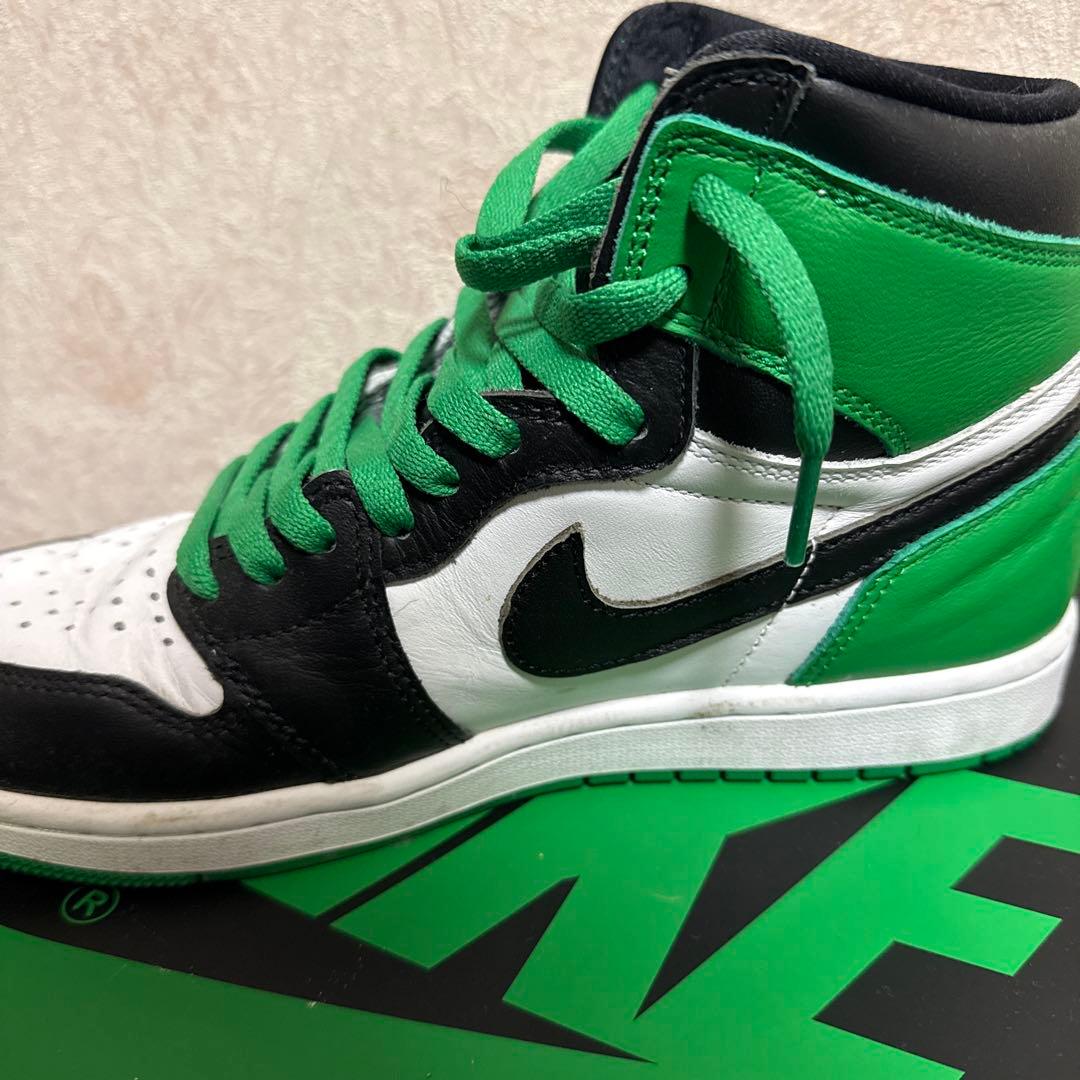 タタージ　NIKE ハイカットスニーカー ブラック/ホワイト/グリーン