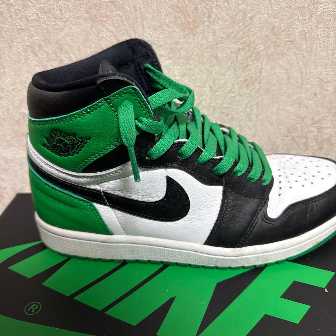 タタージ　NIKE ハイカットスニーカー ブラック/ホワイト/グリーン