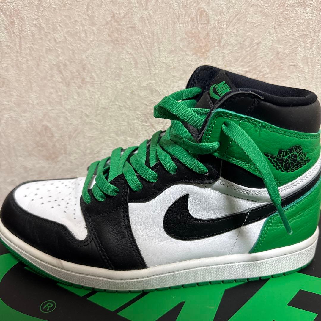 タタージ　NIKE ハイカットスニーカー ブラック/ホワイト/グリーン