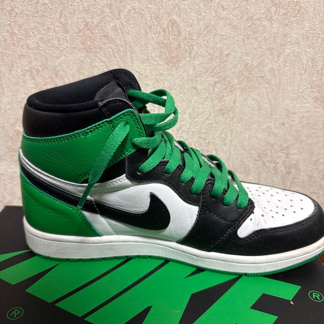 タタージ　NIKE ハイカットスニーカー ブラック/ホワイト/グリーン