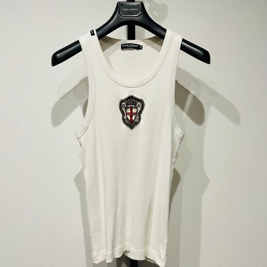 DOLCE&GABBANAドルチェ&ガッバーナ王冠CALCIOタンクトップ48