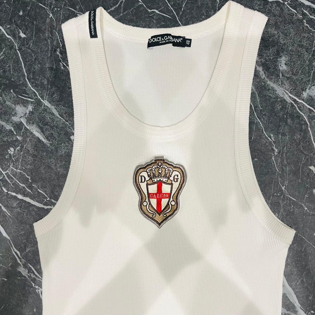 DOLCE&GABBANAドルチェ&ガッバーナ王冠CALCIOタンクトップ48
