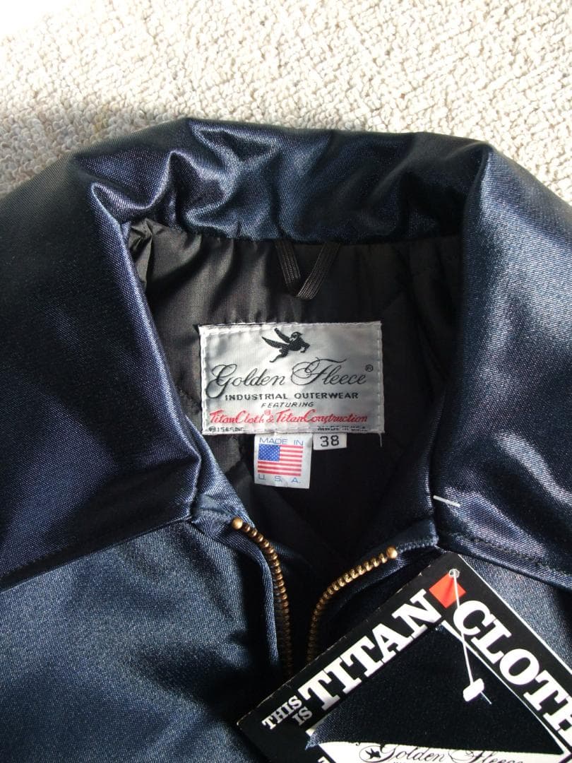 【38 新品 デッドストック】Spiewak タイタンクロス＞パーカ 濃紺 02