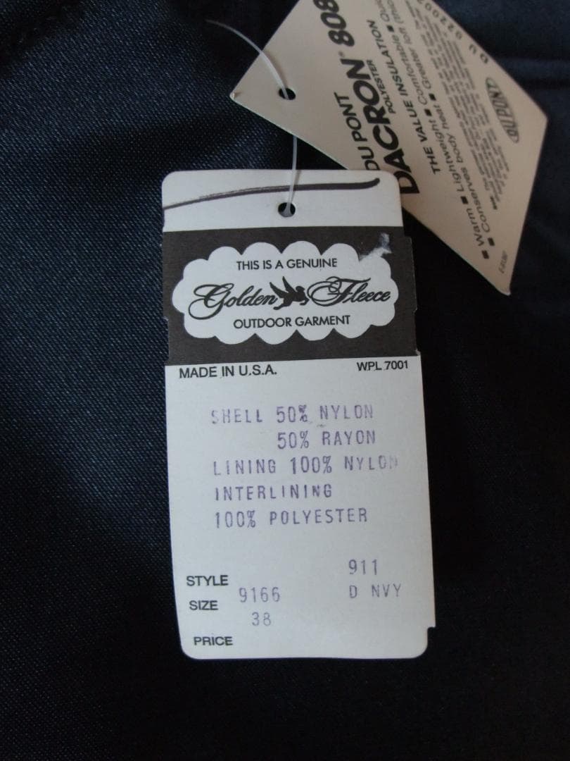 【38 新品 デッドストック】Spiewak タイタンクロス＞パーカ 濃紺 02