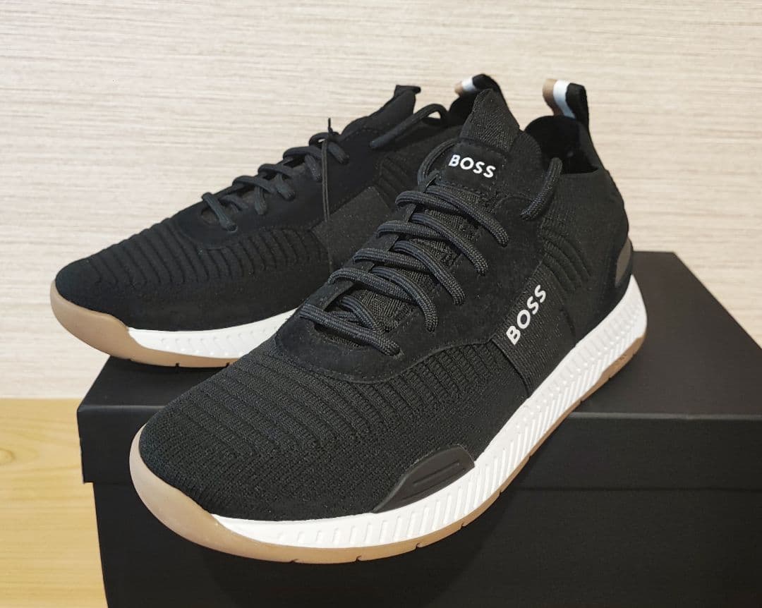 BOSS REPREVE(R)アッパー ニット スニーカー サイズ　　40