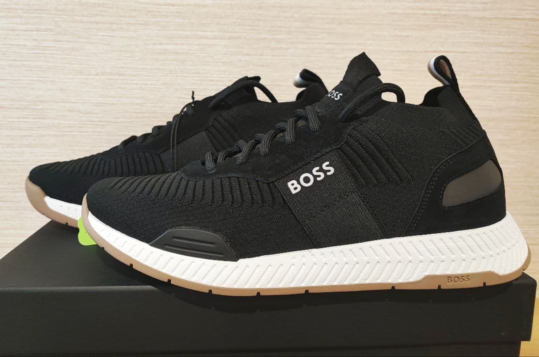BOSS REPREVE(R)アッパー ニット スニーカー サイズ　　40