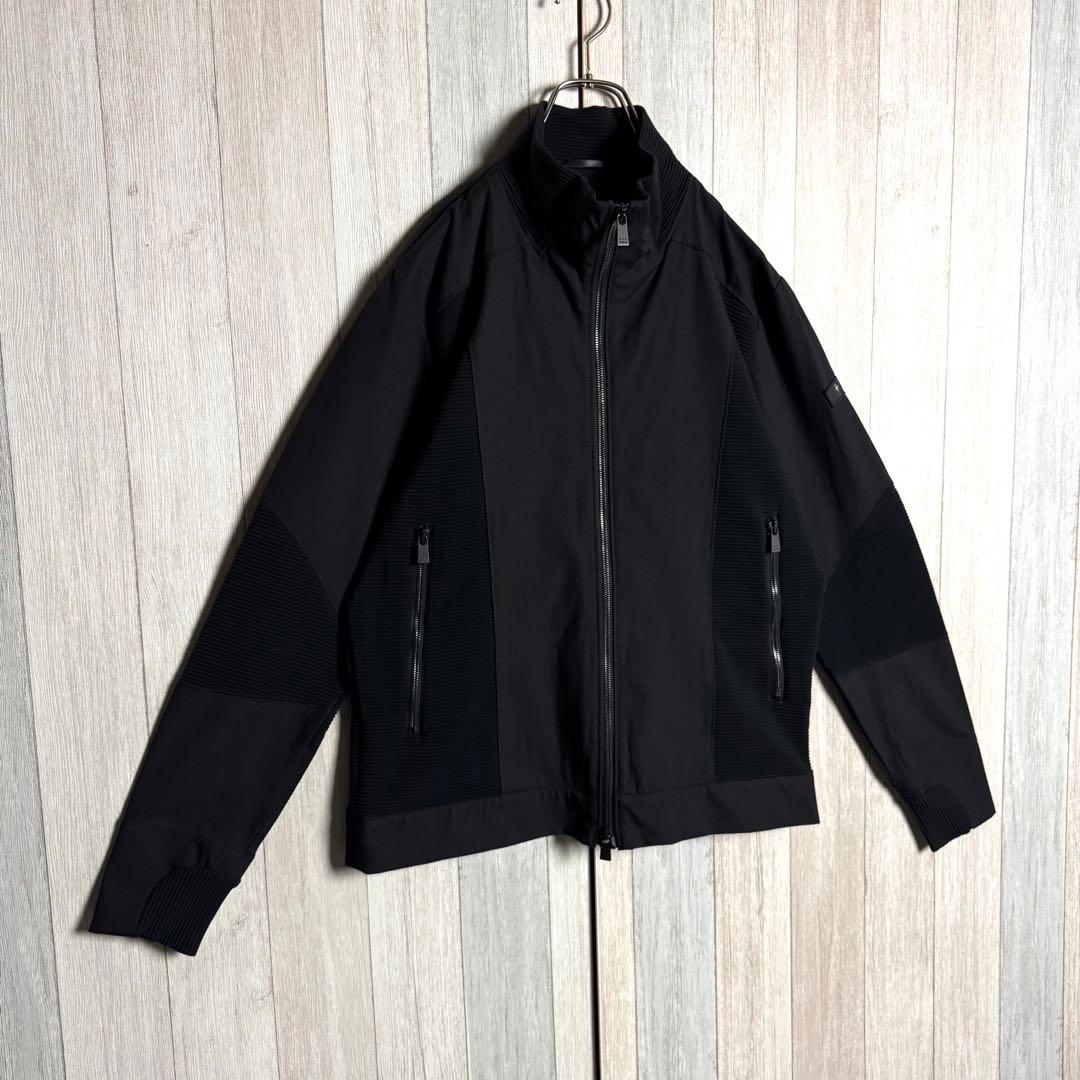 3600【未使用級・極美品】タトラス 袖ワッペンロゴ 切替 トラックジャケット