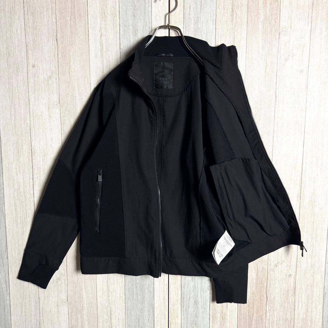 3600【未使用級・極美品】タトラス 袖ワッペンロゴ 切替 トラックジャケット