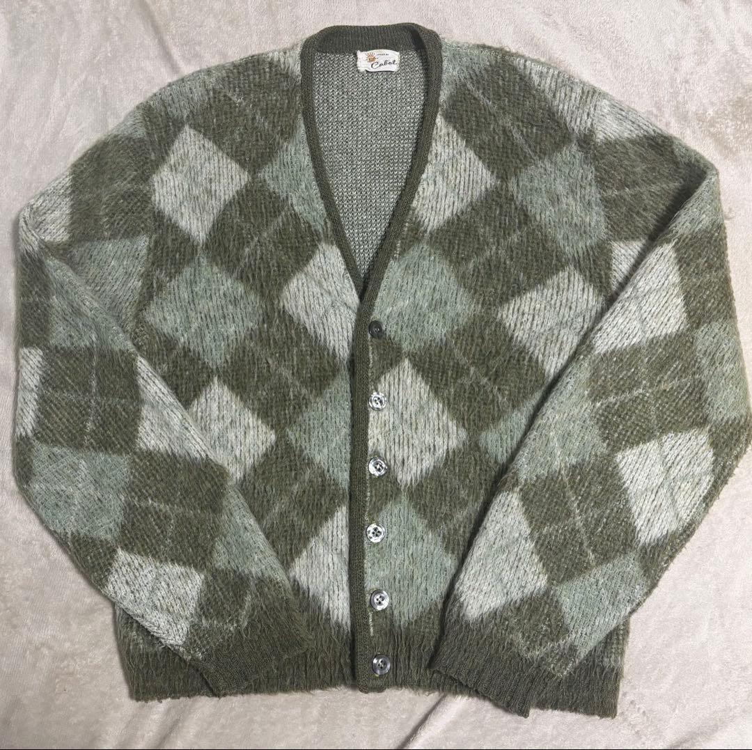 スペシャル 美品 ヴィンテージ モヘア カーディガン 60s