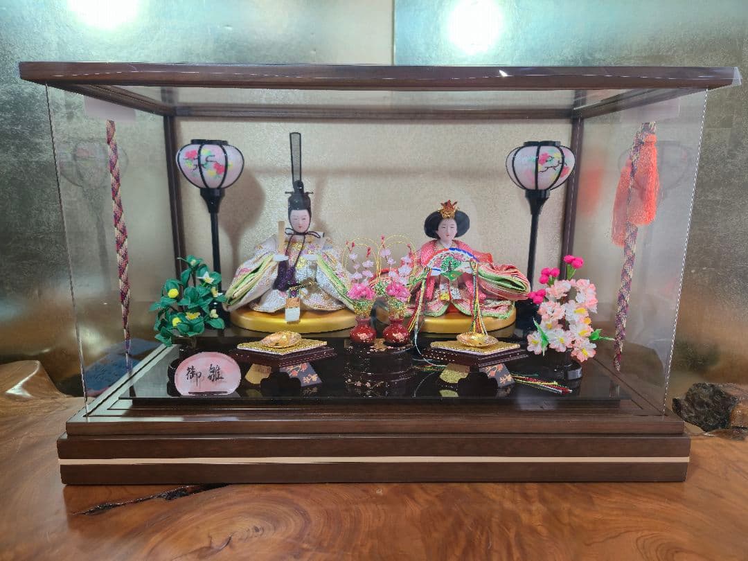 【一点限り】雛人形 ケース飾り　K48