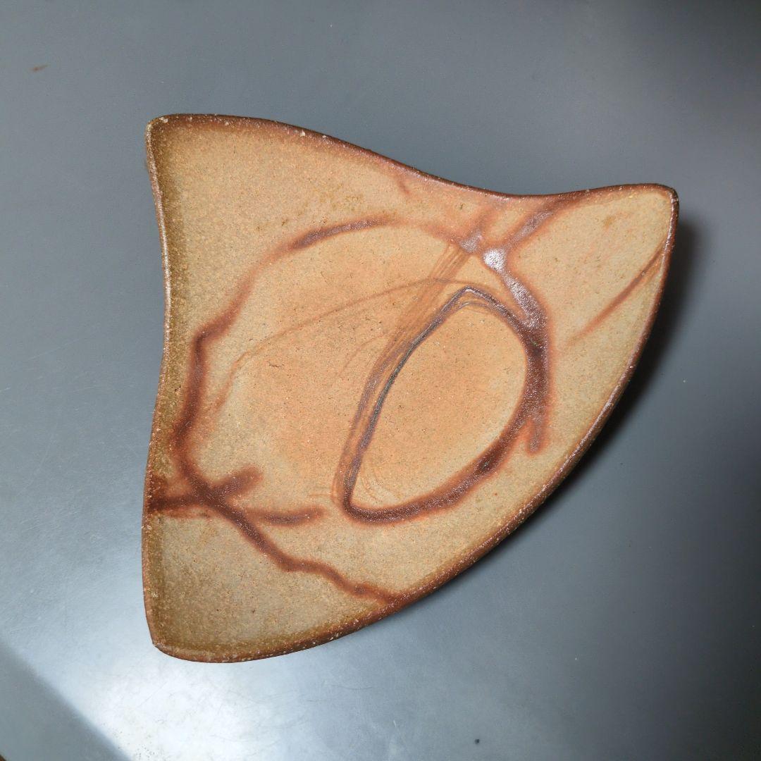 備前焼作家　山下譲治　緋襷の皿　5枚組