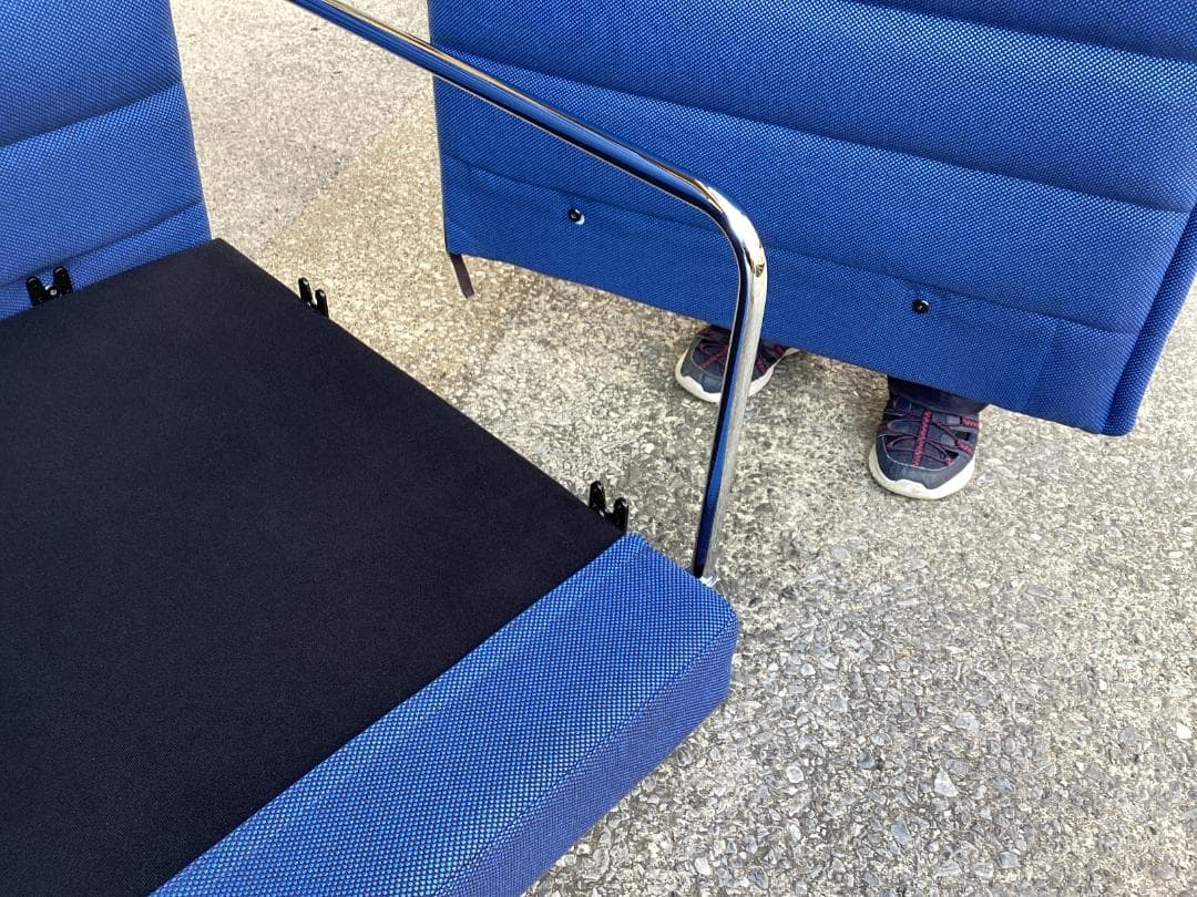 在庫２セット　定価約１６０万　ヴィトラ　アルコーヴソファ　ブルー系